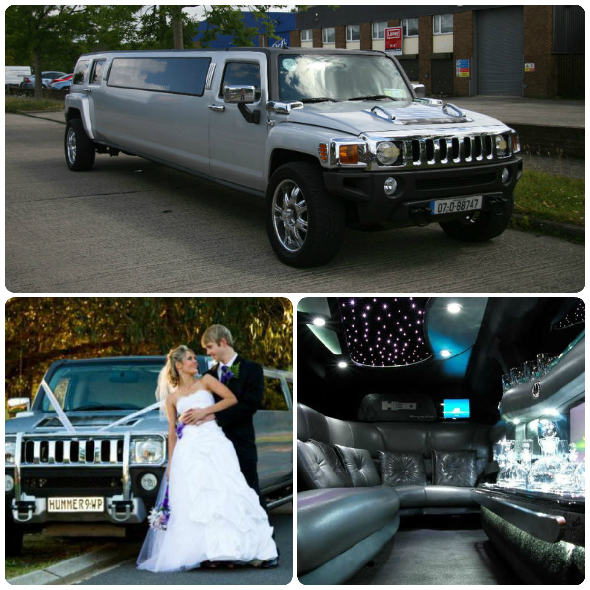 silver hummer h3 limo